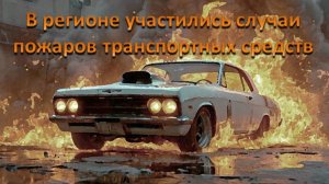 О пожарах автомобилей