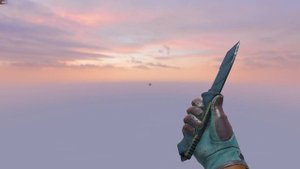 Ursus Knife Night Stripe (Battle-Scarred) | CS2 Skin Showcase #372