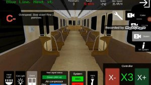 Игра симулятор метро проежаю все остановки 8серия