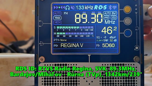 31.08.2024 12:36UTC, [Es], RTVS Rádio Regina, Словакия, 89.3МГц, 1342км