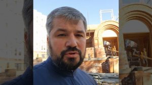 Благодарность от настоятеля строящегося храма Преображения Господня в Лефортово, Москва