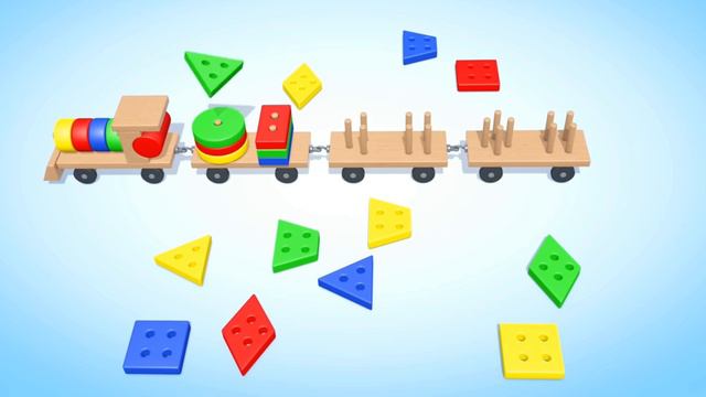 Учим фигуры - цветные фигурки смотреть онлайн