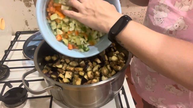 КОНСЕРВАЦИЯ. СОТЕ ИЗ БАКЛАЖАН. Очень вкусно