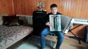 Павел Егоров AkBoys-Туман (Сектор Газа) НА БАЯНЕ на аккордеоне, на гармошке.