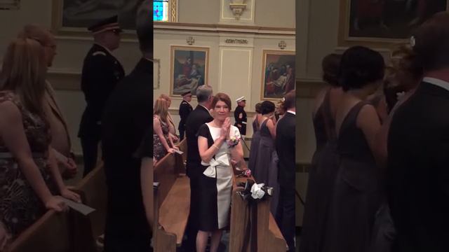 The sword ceremony of John Adams and Michelle's wedding смотреть онлайн