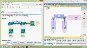6.2.2.5 Lab - Configuring VLANs and Trunking