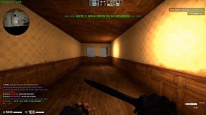 Counter Strike Global Offensive - Zombie Escape mod online gameplay on Sorrento Xmas map