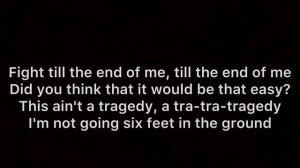 The Score - “Enemies” (LYRICS)