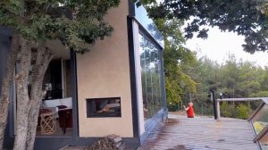 Клининг фасада штангами