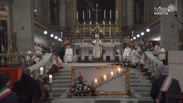 SANTA MESSA DALLA CATTEDRALE DI SAN ZENO IN PISTOIA PER L'APERTURA DELL'ANNO SANTO JACOBEO 09-01-21