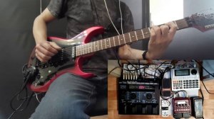 Roland GR-30 - тест работы модифицированного гитарного процессора  (видео №1)