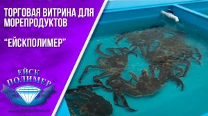 Торговая витрина для морепродуктов Ейскполимер