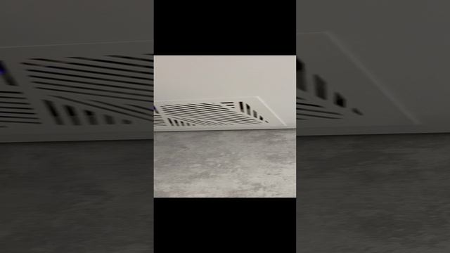Магнитная решетка на натяжном потолке.
