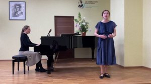 "Сквозь нависшие туманы" муз.Кюи, сл. А.С.Пушкина, исп.Екатерина Зулкарнеева