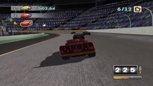 Cars Mater National Hi-Octane Mod Racing with Lightning McQueen on Motor Speedway of the South