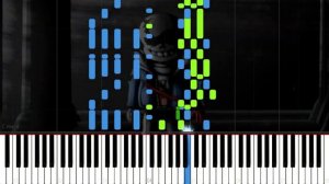 Undertale Last Breath: An Enigmatic Encounter (Phase 3) ▶ Synthesia / PIano