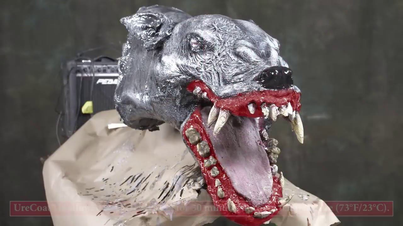 Полное восстановление головы монстра для аттракциона смотреть онлайн