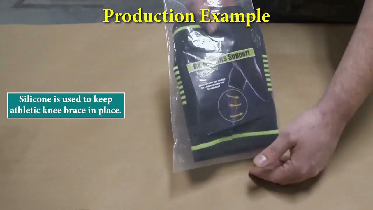 Двухкомпонентный жидкий силиконовый клей Si Tac™ для спортивной или специализированной одежды. смотреть онлайн