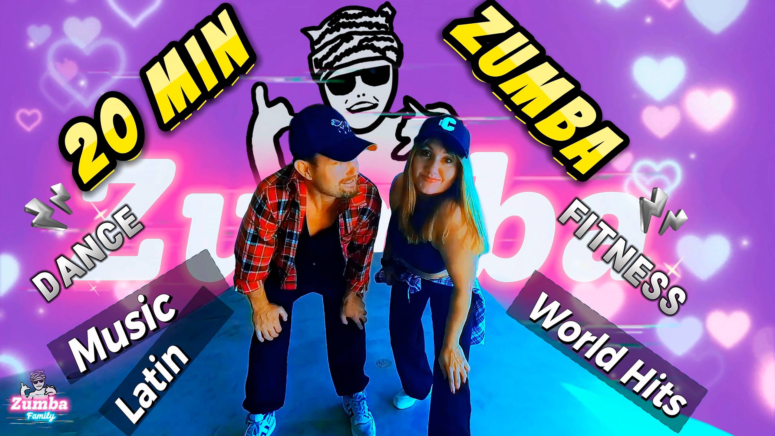 ZUMBA - СУПЕР Зумба Танцевальная Тренировка Фитнес - 20 мин