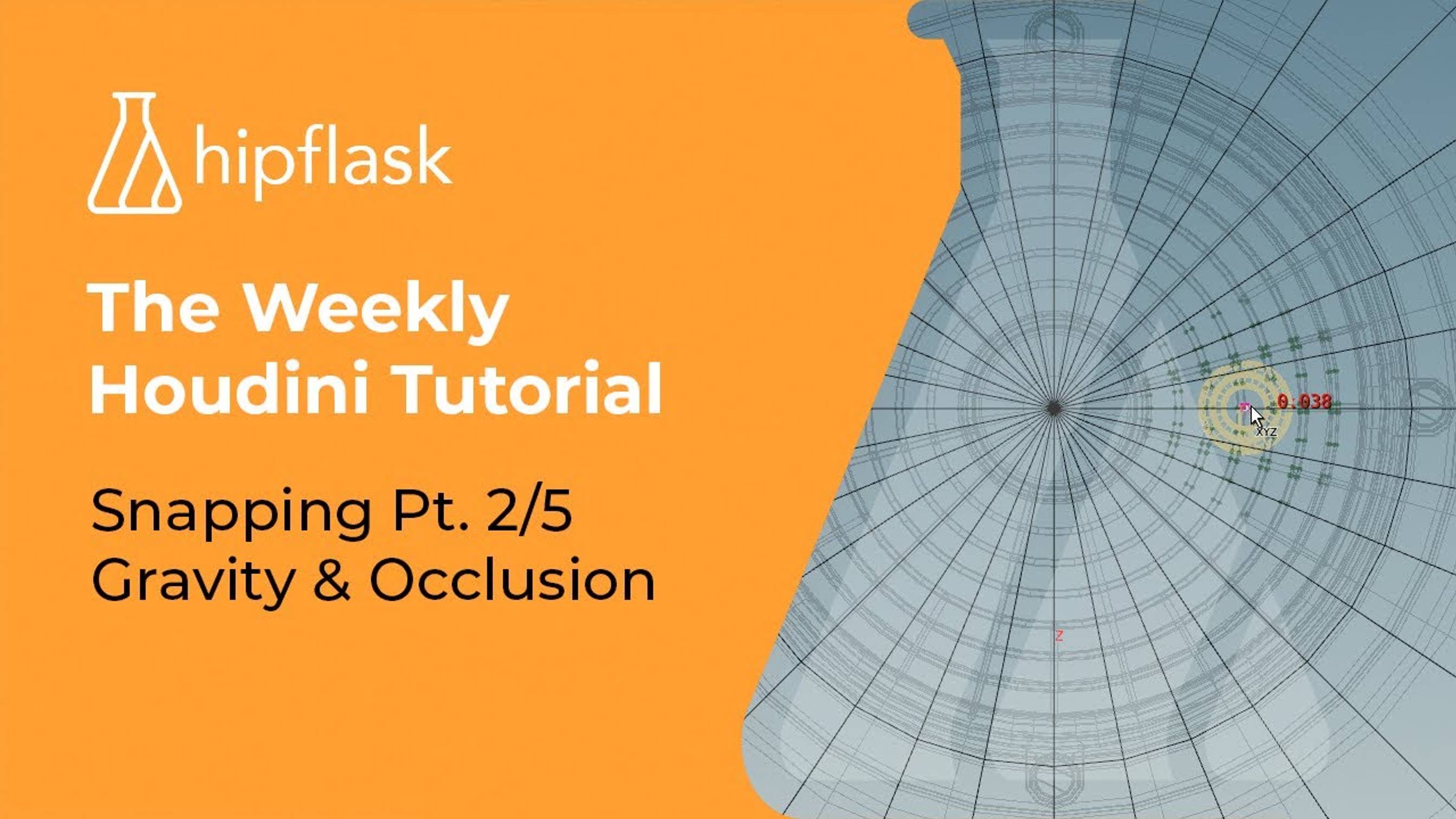 02_The Weekly Houdini Tutorial Snapping Pt 2/5  Gravity  Occlusion