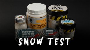 Snow test | Тест снега отечественных фирм | Сравнение с AK Interactive