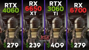 RTX 4060 vs RX 6650 XT vs RTX 3060 Ti vs RX 6700 | Ryzen 5 7600 | Tested in 15 games