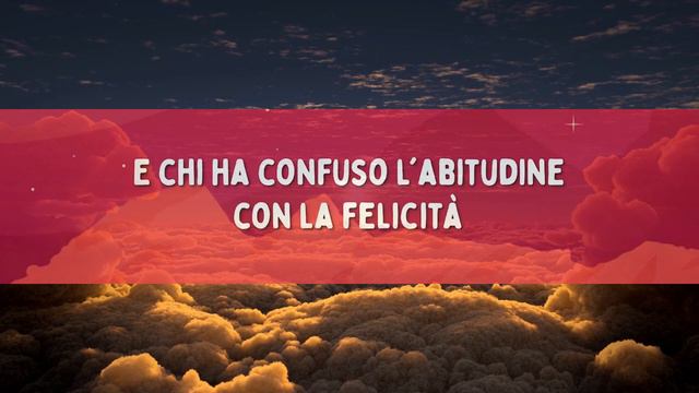 Francesco Gabbani - L’abitudine (Testo/Lyrics)  (1 ora/1hour)