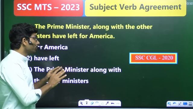 SSC MTS English 2023 | SSC MTS Verb Agreement English PYQs | SSC MTS 2023 English By Vipin Sir