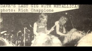 Metallica - Live In NYC (April 9, 1983 - Last Show with Dave Mustaine)
