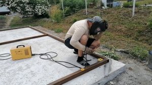 Строим дачный дом 6*6. Своими руками. Каркас часть 1.