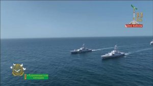 Военный парад в честь 33-й годовщины независимости Туркменистана