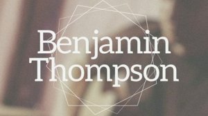 Benjamin Thompson - Lullaby