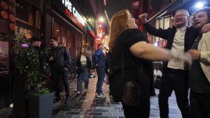 🇬🇧 LIVERPOOL NIGHTLIFE WALK - COLD SATURDAY NIGHT FASHION 2024