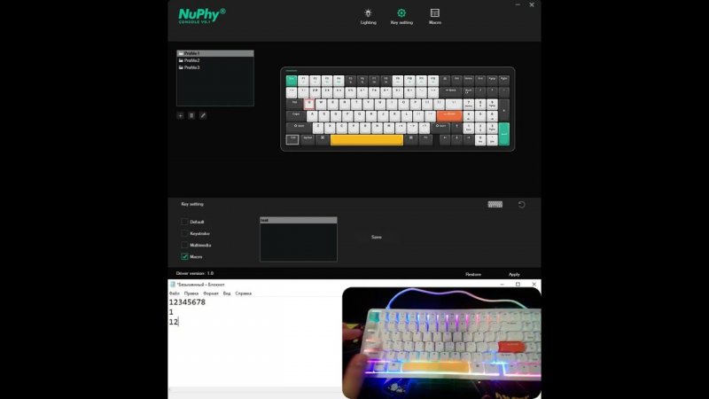 Обзор полностью модульной клавиатуры Nuphy Halo96 с RGB подсветкой и тремя режимами подключения