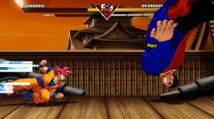 GOKU vs OVERDOSE SUPERMAN - Highest Level Incredible Epic Fight!
