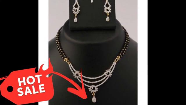 DIAMOND MANGALSUTRA WITH EARRINGS DESIGNS COLLECTION, AMERICAN DIAMOND JEWELLERY NEAR ME, EARRINGS смотреть онлайн