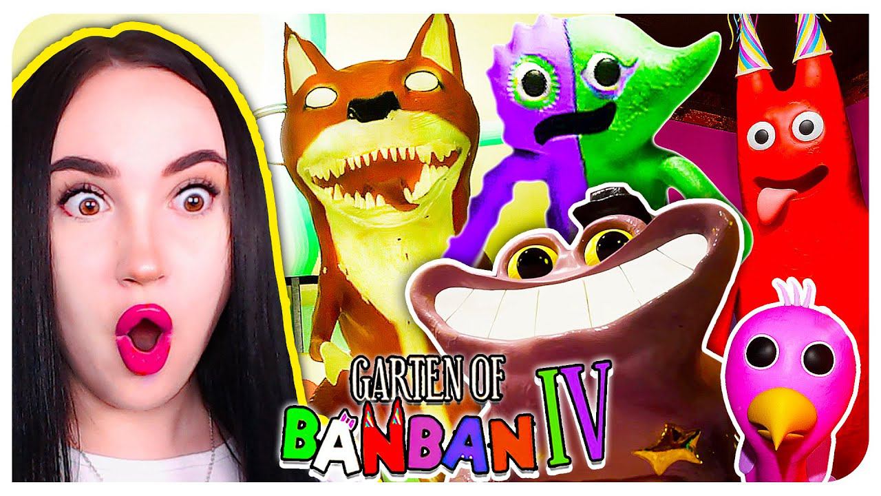 ГАРТЕН ОФ БАНБАН 4 ВЫШЕЛ! ПОЛНОЕ ПРОХОЖДЕНИЕ И ФИНАЛ !➤ GARTEN OF BANBAN 4