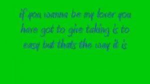 if you wanna be my lover spice girls lyrics