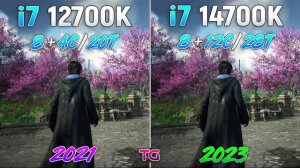 Core i7 12700K vs Core i7 14700K - Test in 10 Games