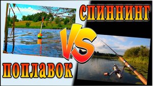 Спиннинг или поплавок - что лучше..?