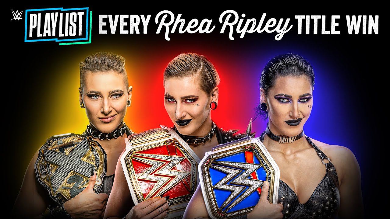 Every Rhea Ripley championship win: WWE Playlist