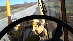 Второй выезд на Автогрейдере дз-122Б-7