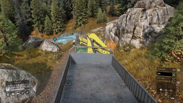 SnowRunner Part 10 - Black River Michigan - Mountain Bridge - International Paystar 5070