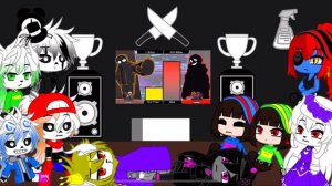 Undertale Reacts To Wiki!Sans VS Loading!Sans Power Levels (Gacha Club)