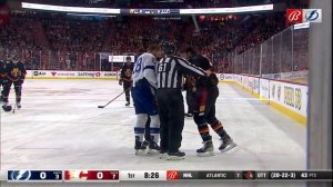 Milan Lucic messes up with Vasilevskiy behind the net and pays a price for that (21 jan 2023)