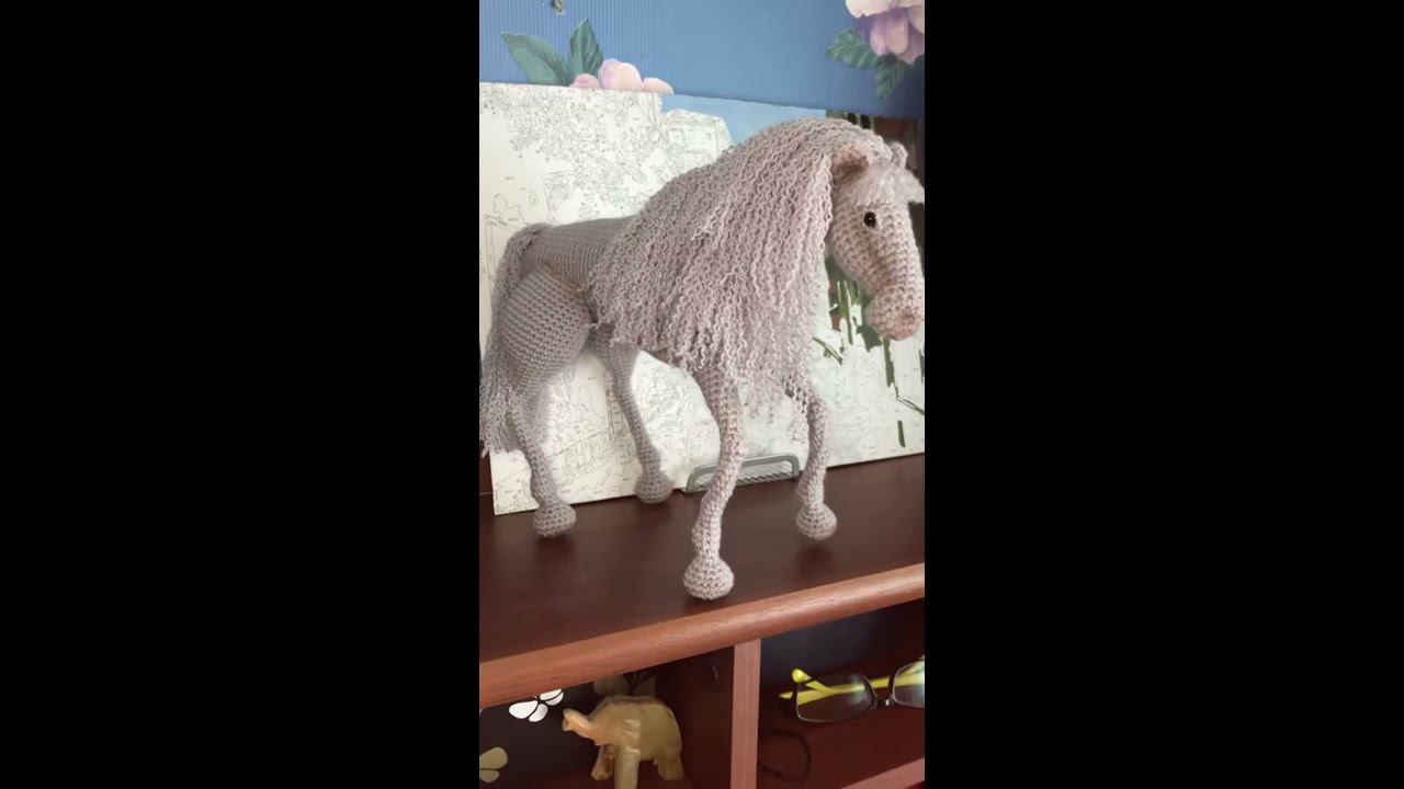 Вяжем крючком Лошадь амигуруми
