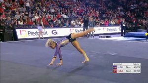 Livvy Dunne's floor routine in LSU's win over Georgia | ESPN College Gymnastics
