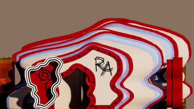 Entrance Projection Ron Arad exhibition смотреть онлайн