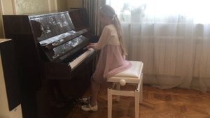 С Геллер Этюд ор 46 №11, исп Бердюгина Ксения, 9 лет