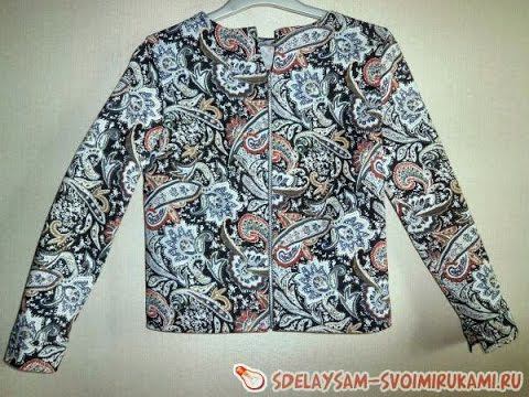 Как сшить женскую ветровку из джинсовой ткани смотреть онлайн